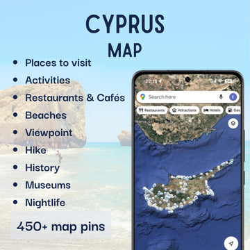 Cyprus Tourist Map