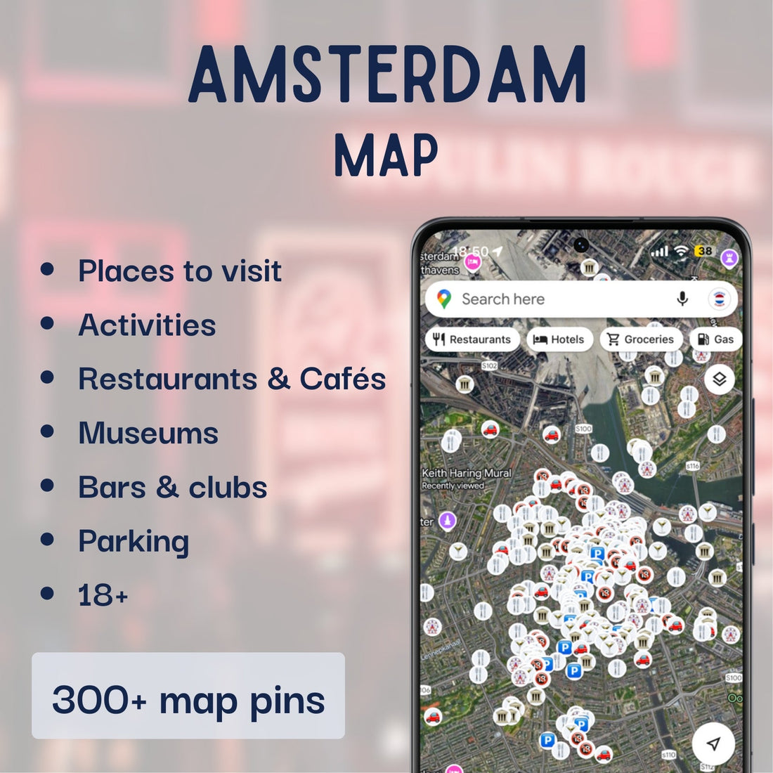 Amsterdam Tourist Map - Maps by Ema