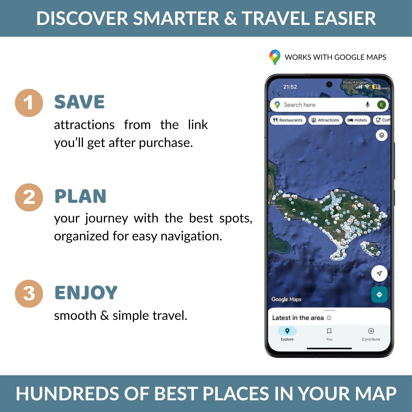 Bali Tourist Map - Maps by Ema