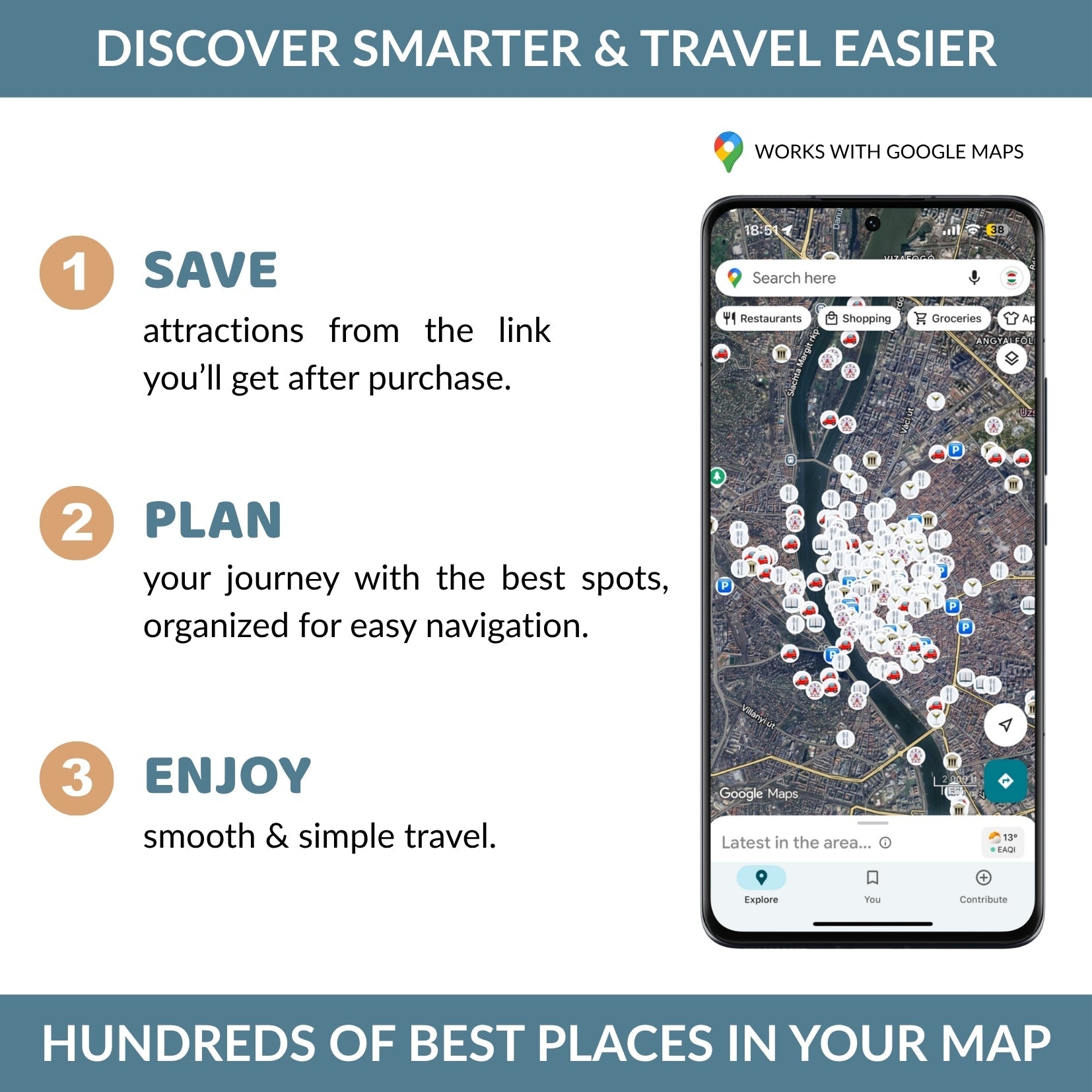Budapest Tourist Map - Maps by Ema