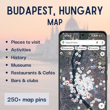Budapest Tourist Map - Maps by Ema