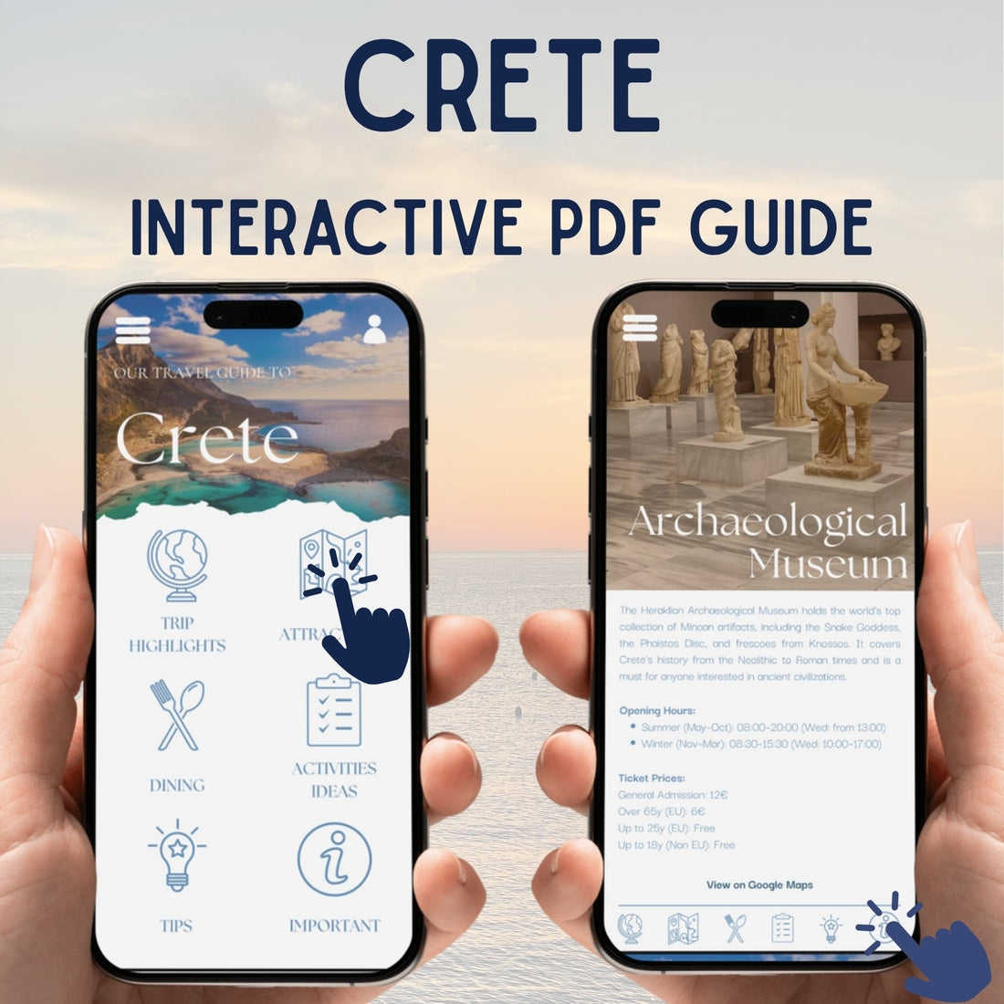 Explore Crete Bundle: Map & Smart Guide - Maps by Ema