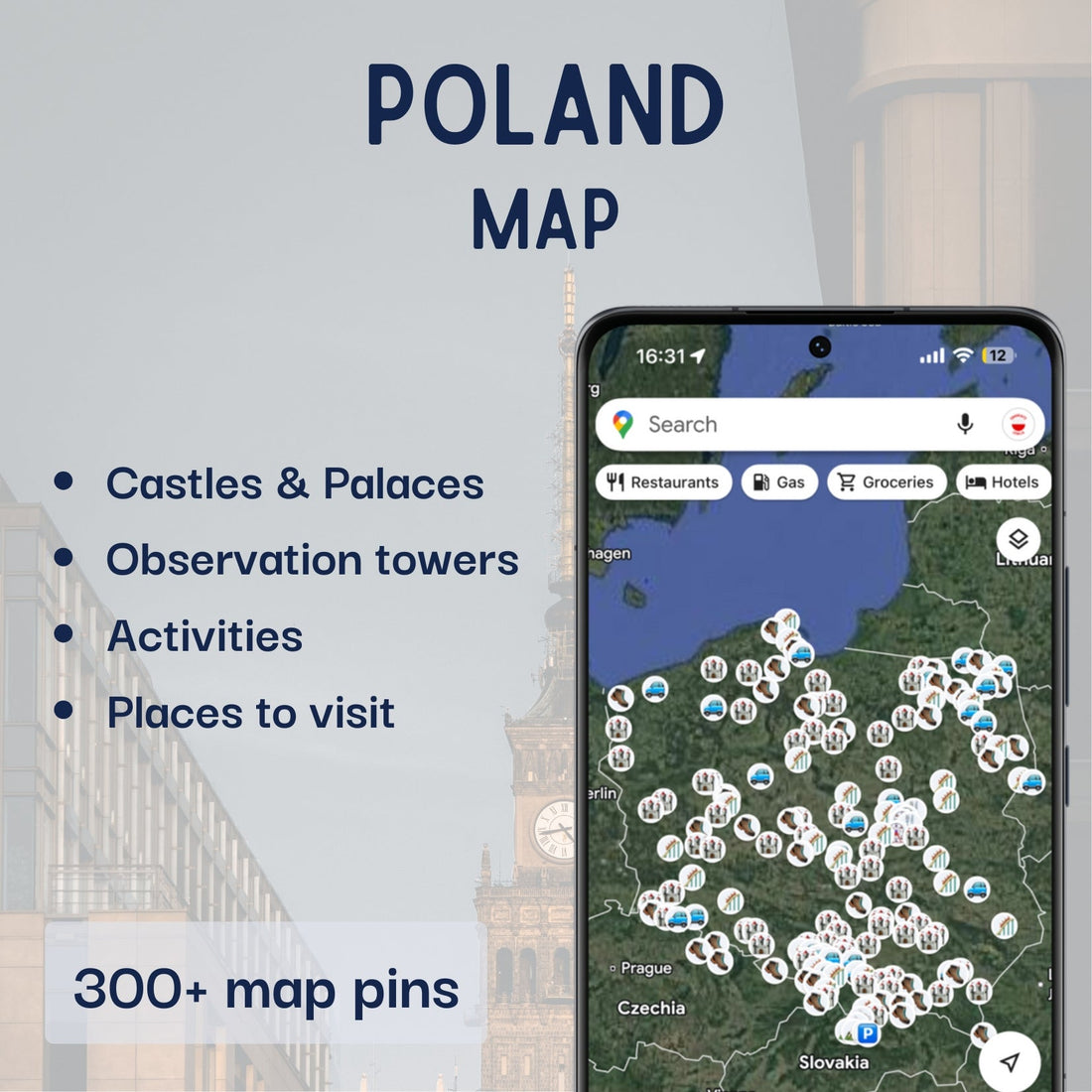 Explore Poland Pack: 4 in 1 - Maps by Ema