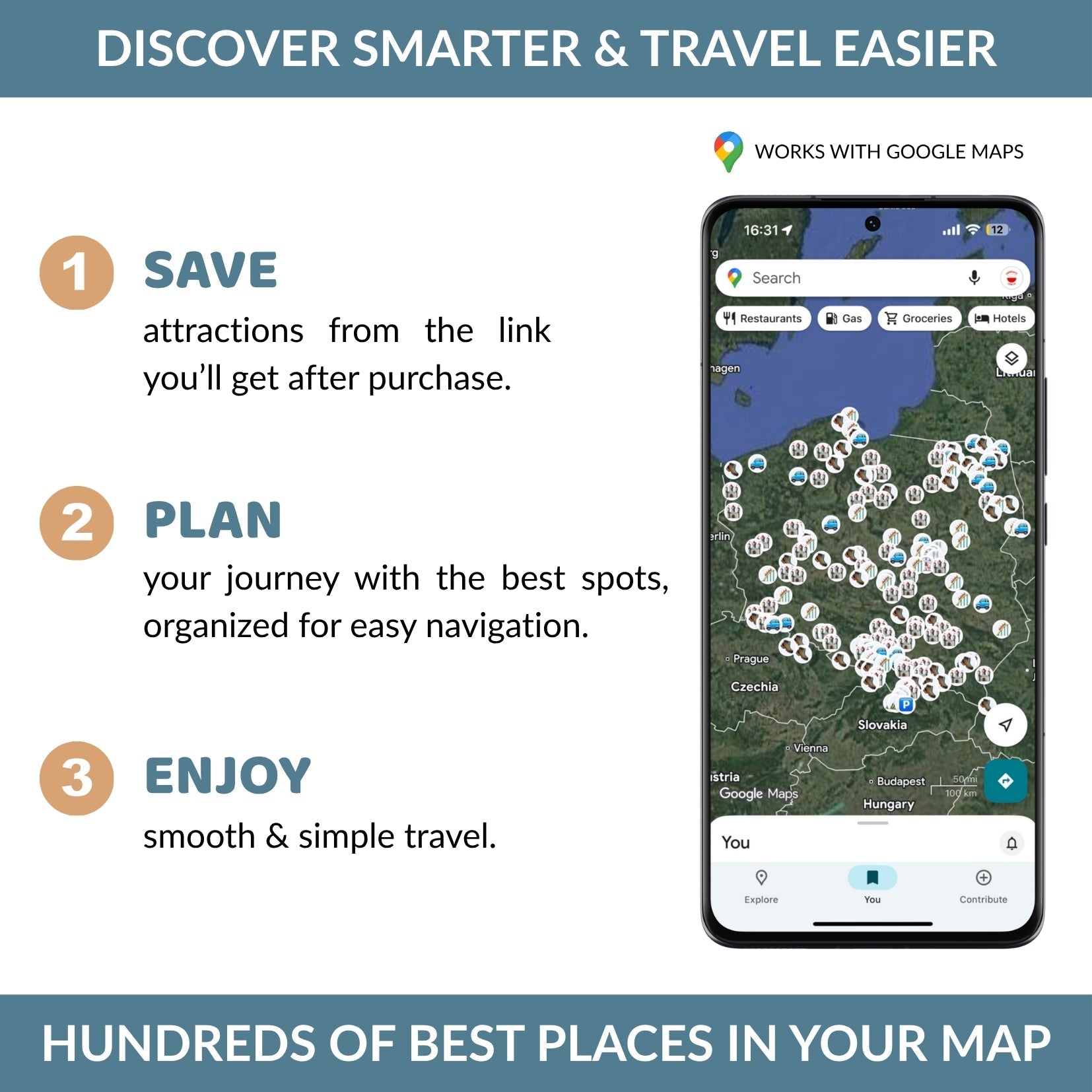 Explore Poland Pack: 4 in 1 - Maps by Ema