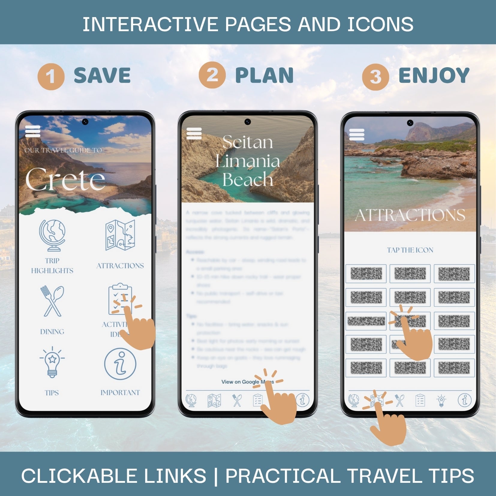 Interactive Crete PDF Guide - Maps by Ema