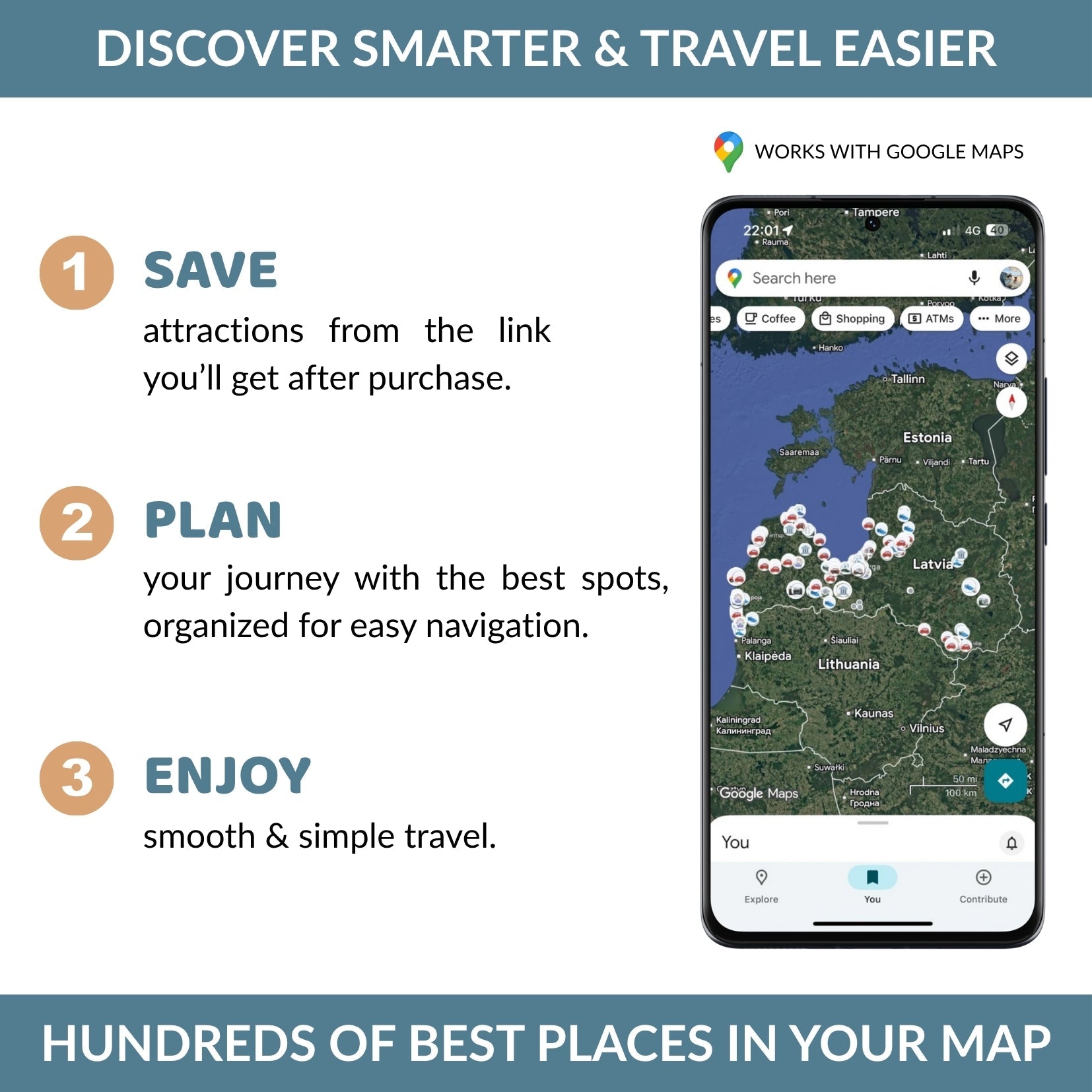 Latvia Tourist Map - Maps by Ema