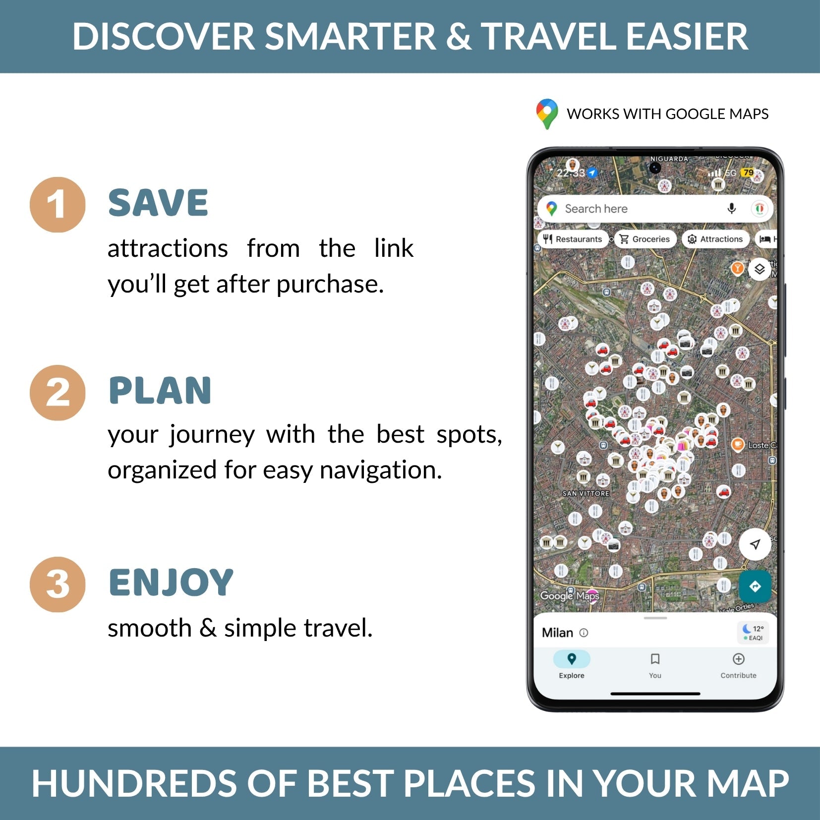 Milan Tourist Map - Maps by Ema