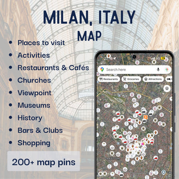 Milan Tourist Map - Maps by Ema