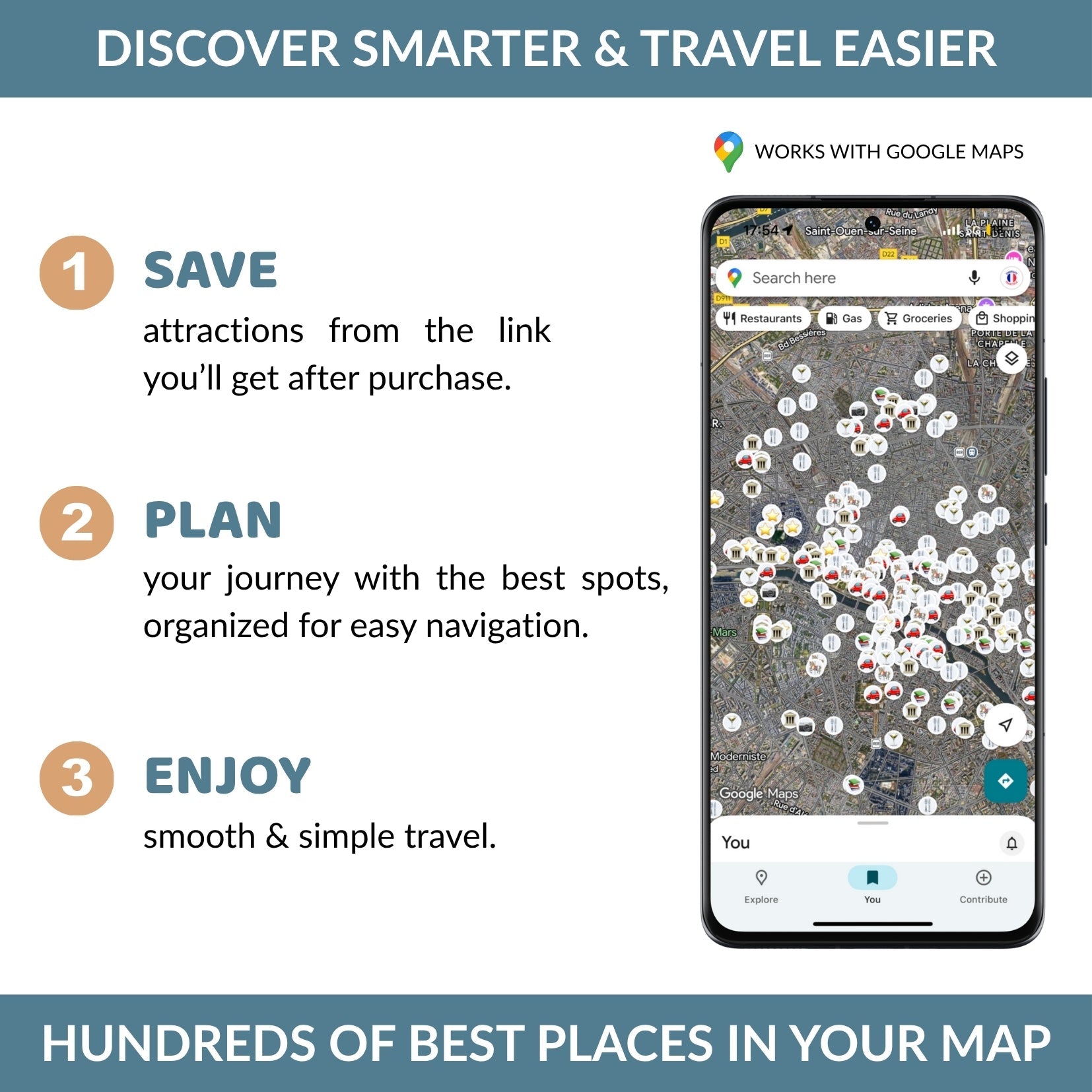 Paris Tourist Map - Maps by Ema