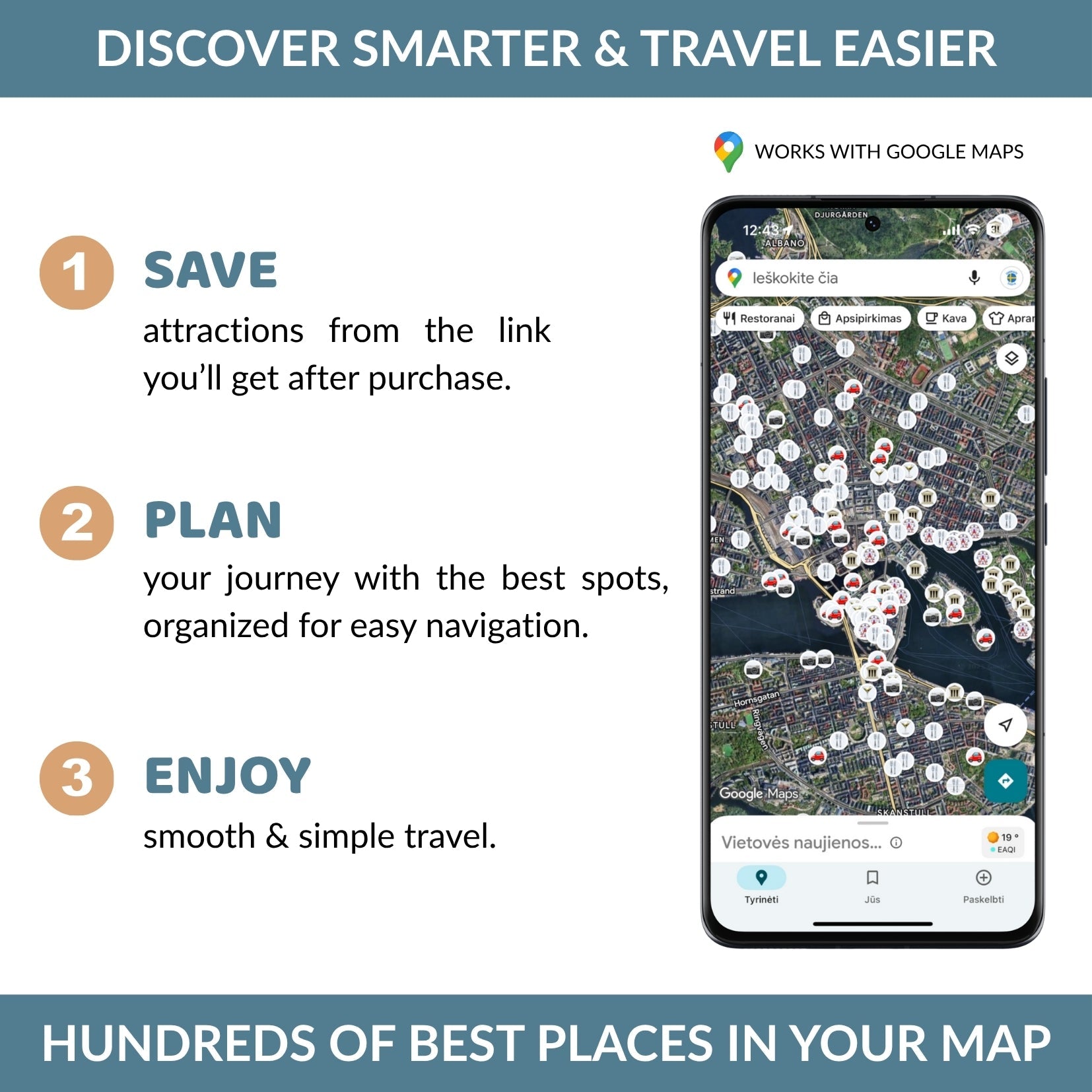 Stockholm Tourist Map - Maps by Ema