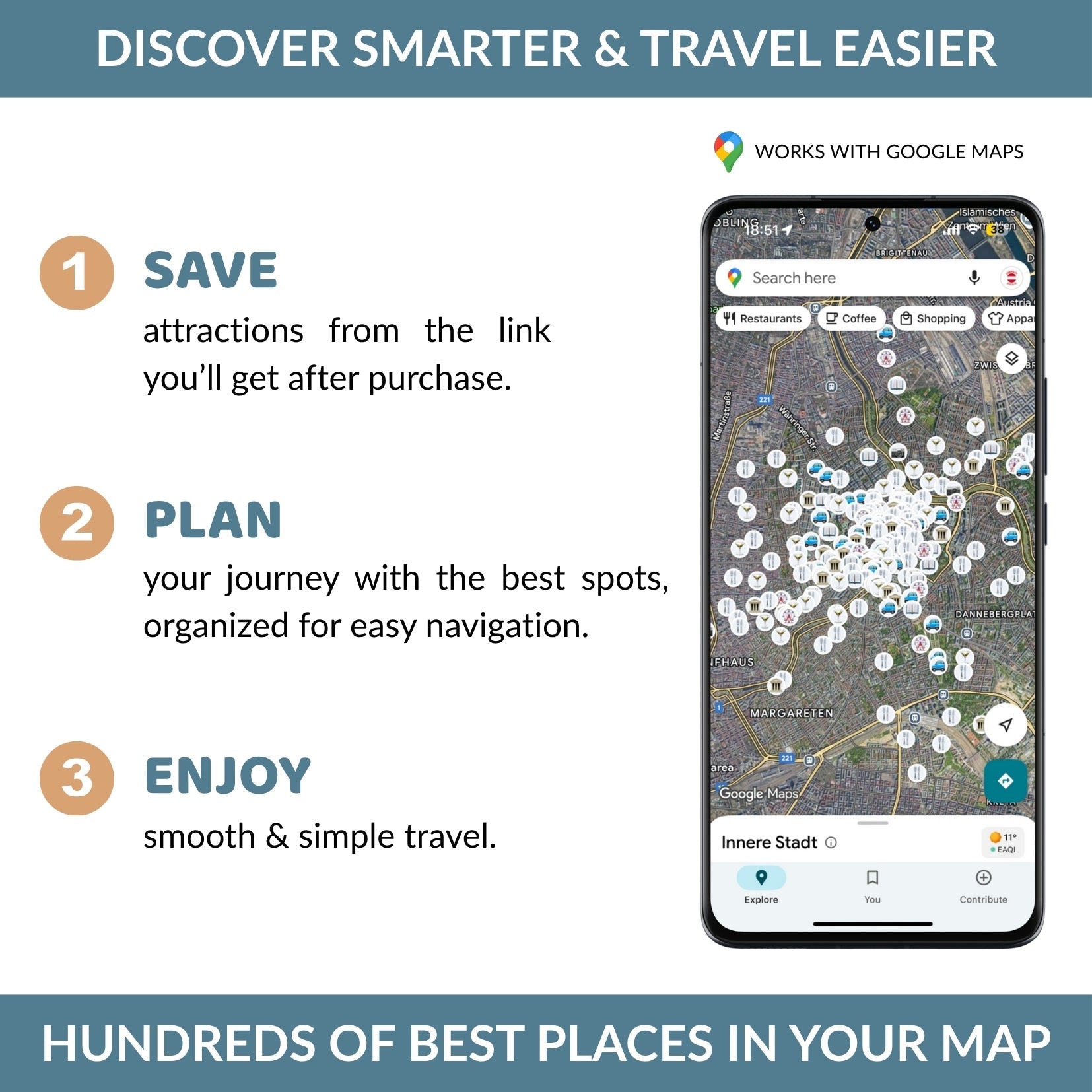 Vienna Tourist Map - Maps by Ema