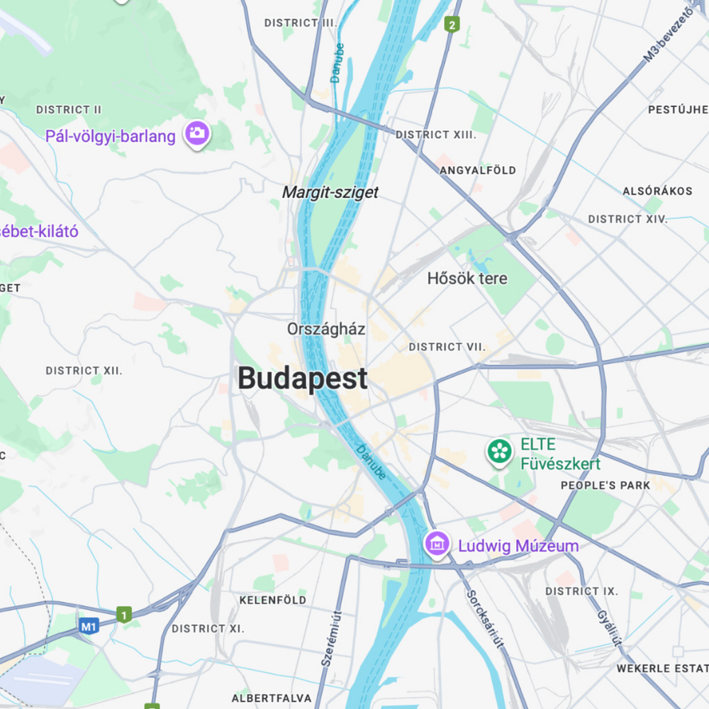 Budapest map before preview