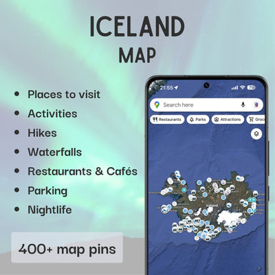 Iceland Tourist Map