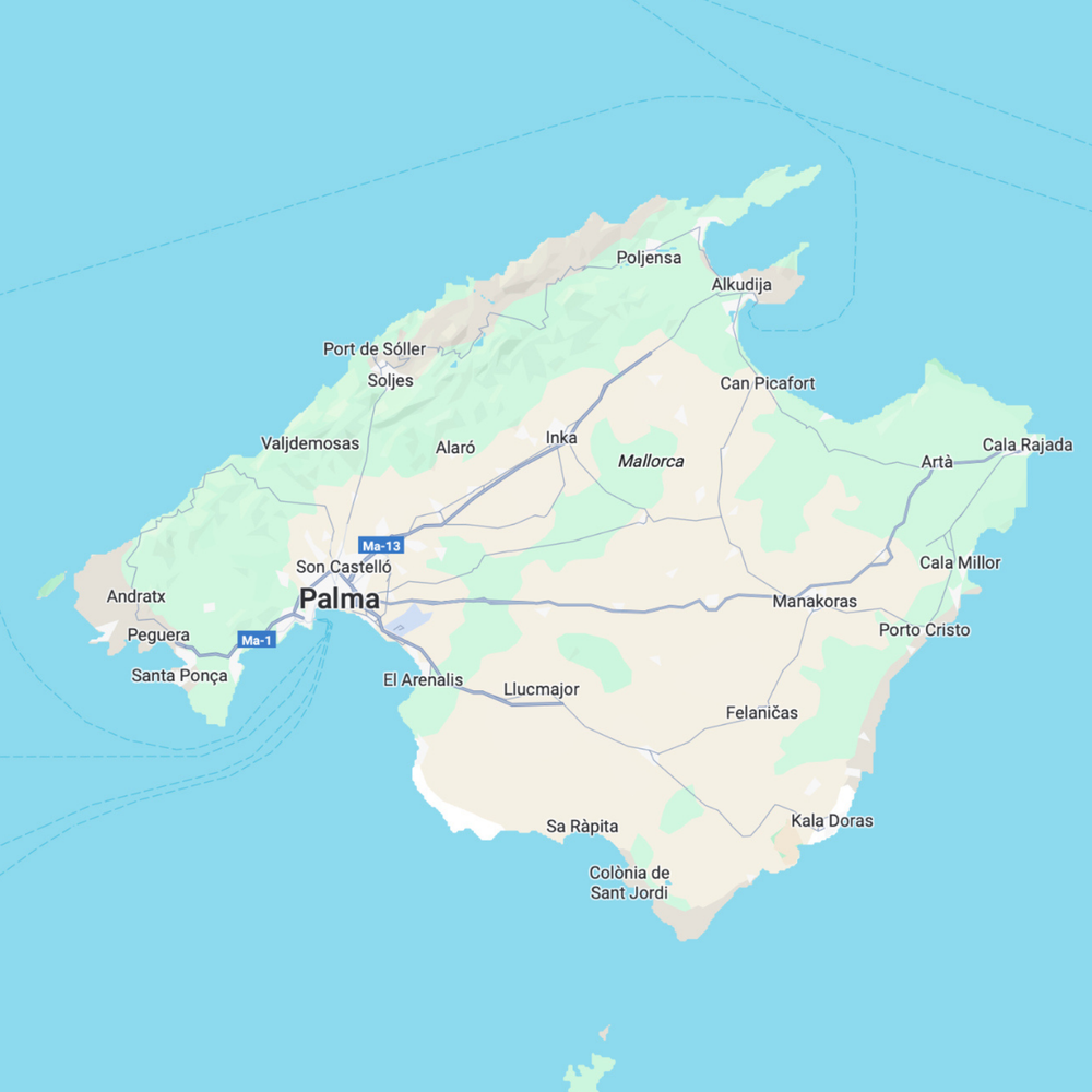 Mallorca map before preview