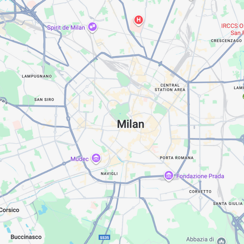 Milan map before preview