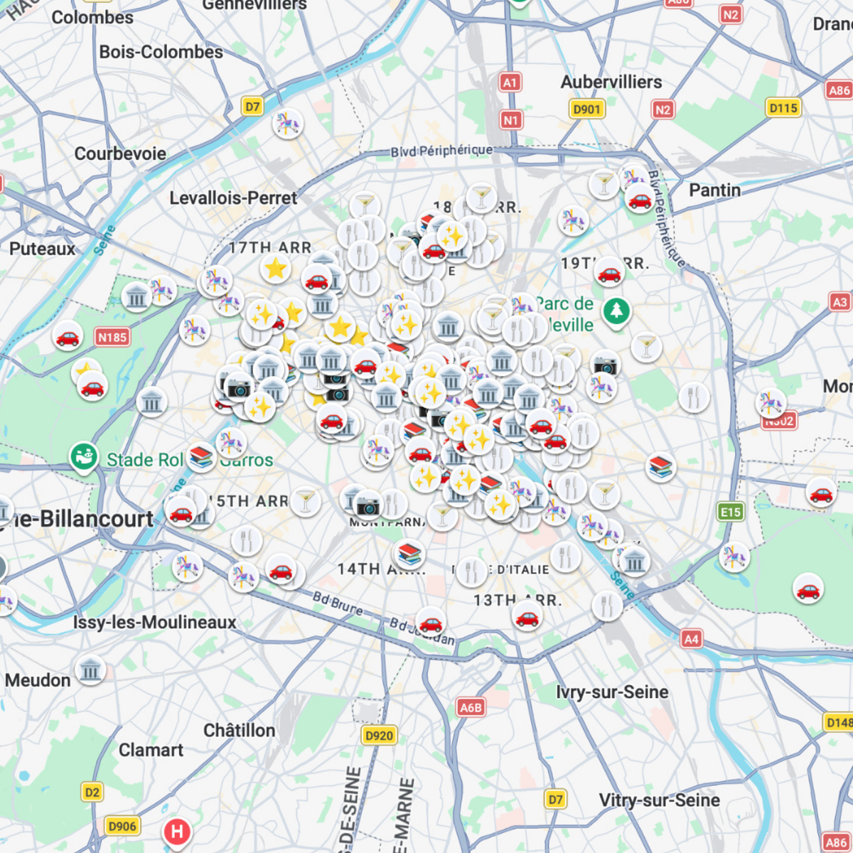 Paris Travel Map preview