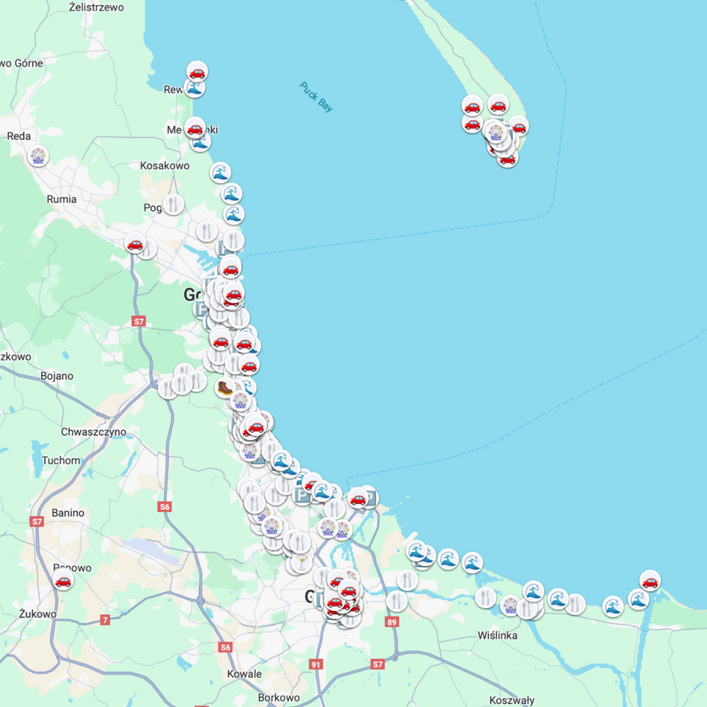 Gdansk organized map after preview