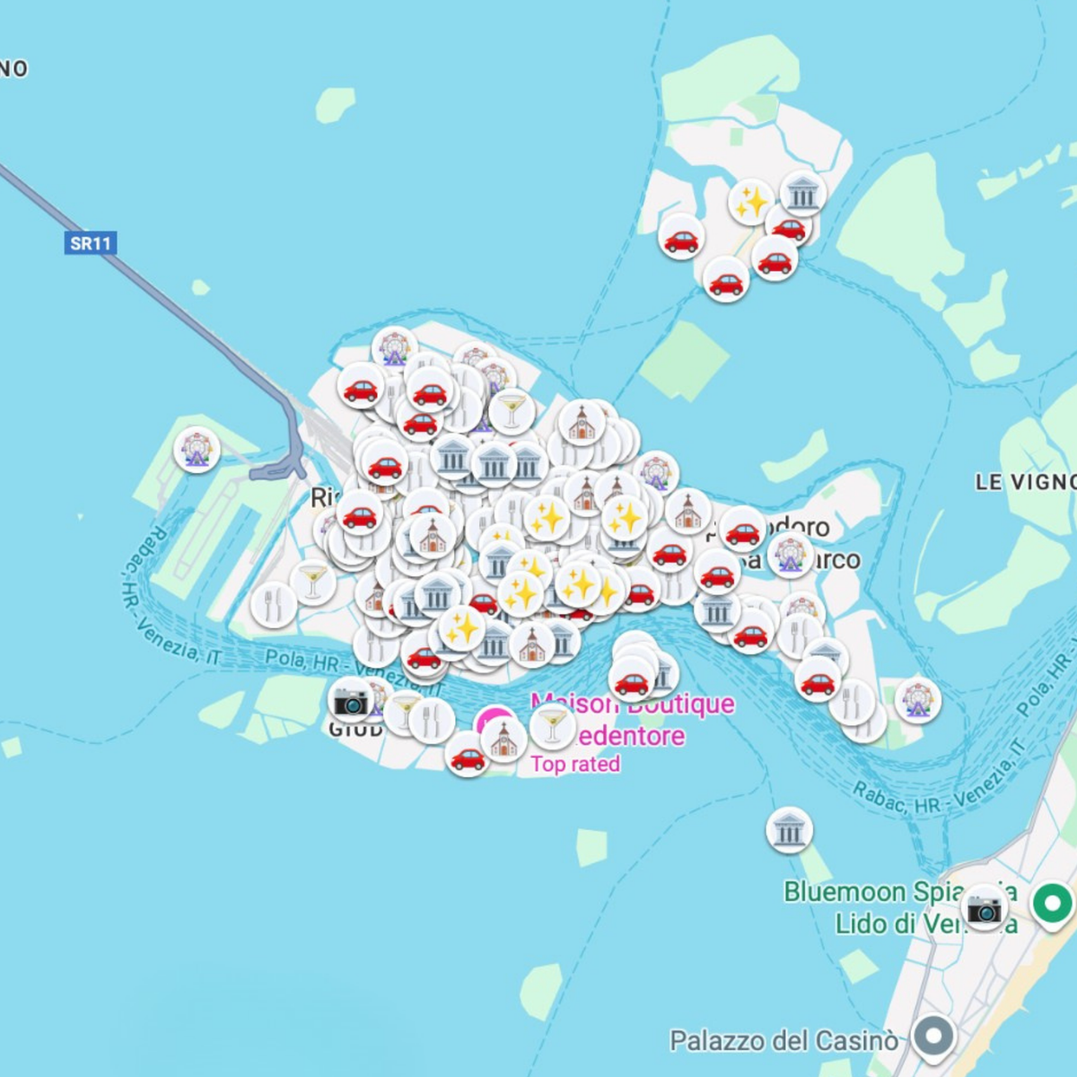 Venice Travel Map preview
