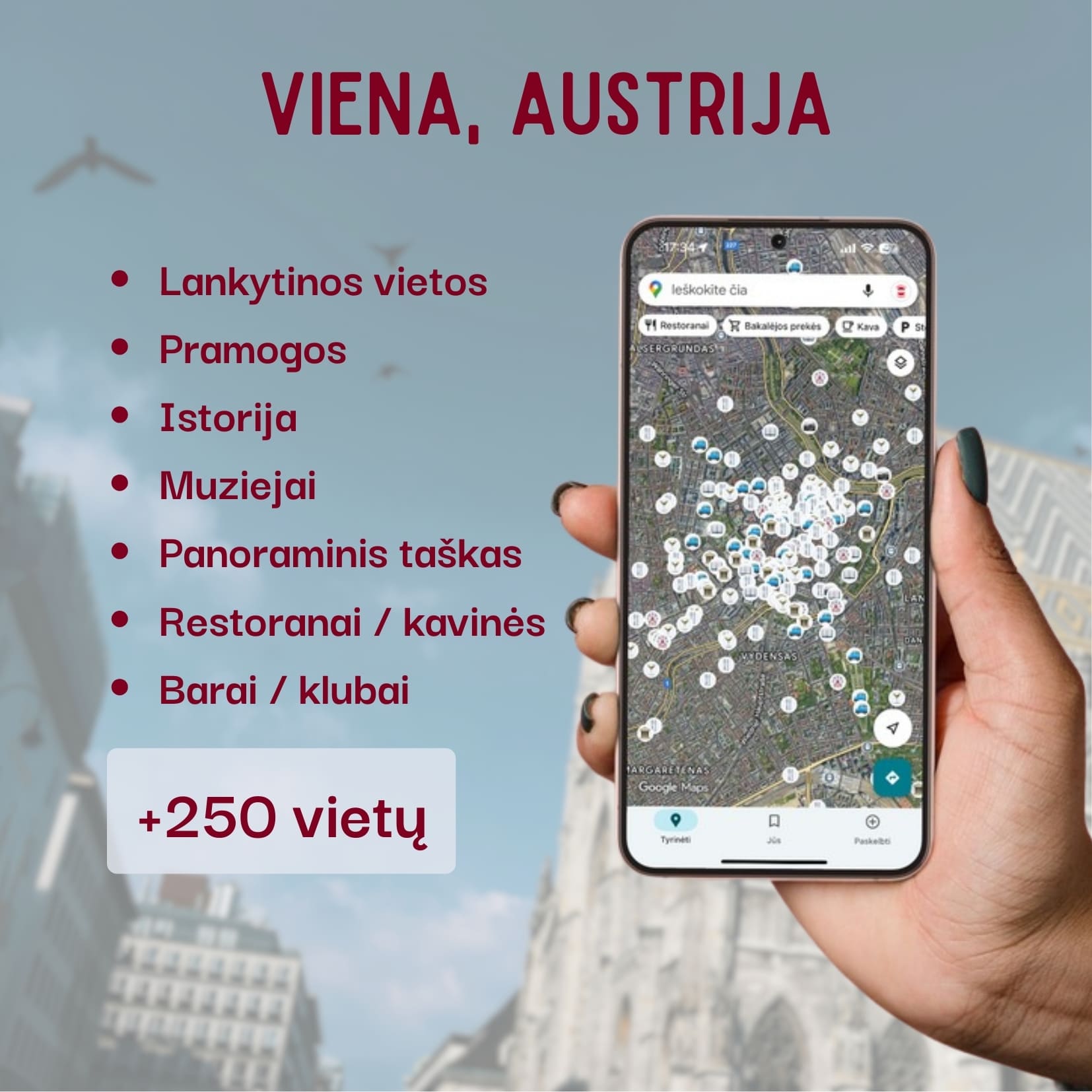 Vienna Sightseeing Map