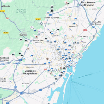 Barcelona Tourist Map - Maps by Ema