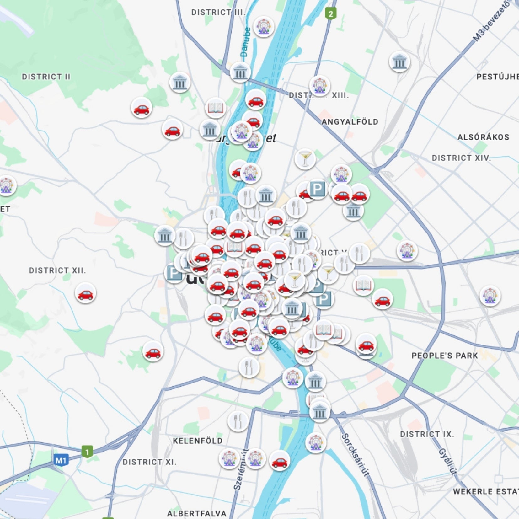 Budapest Tourist Map - Maps by Ema