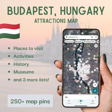 Budapest Tourist Map - Maps by Ema