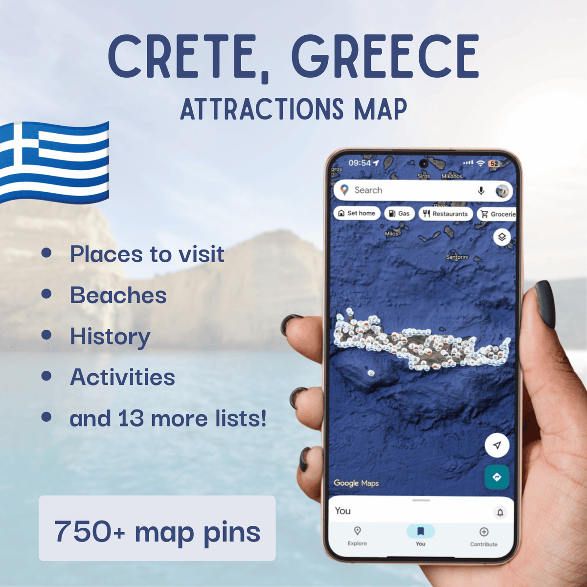 Explore Crete Bundle: Map & Smart Guide