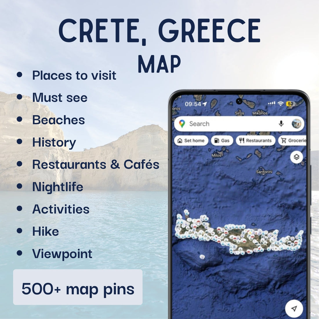 Explore Crete Bundle: Map & Smart Guide - Maps by Ema