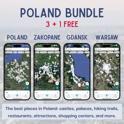 Explore Poland Pack: 4 in 1 - Maps by Ema