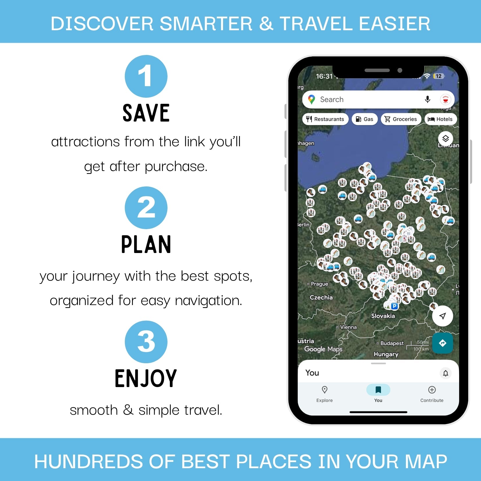 Explore Poland Pack: 4 in 1 - Maps by Ema