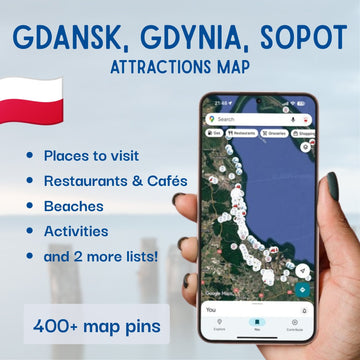 Gdansk Tourist Map - Maps by Ema