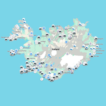 Iceland Tourist Map - Maps by Ema