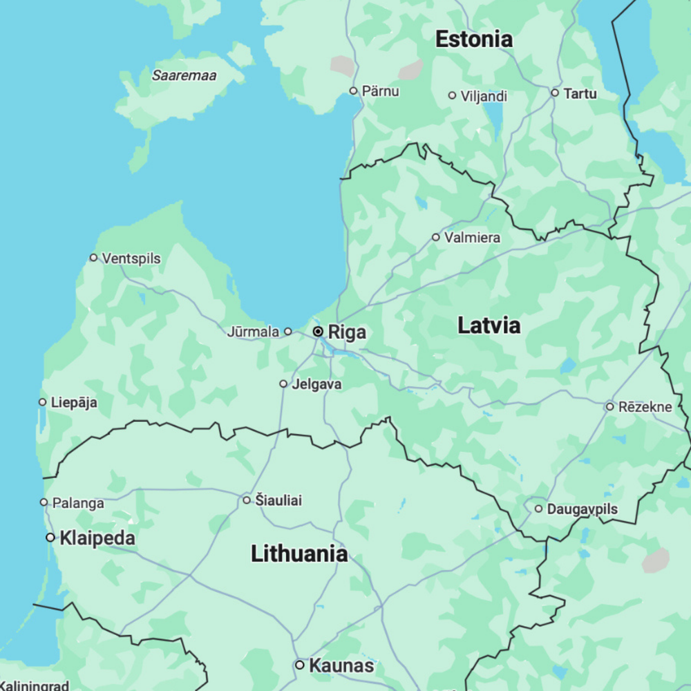 Latvia map before preview