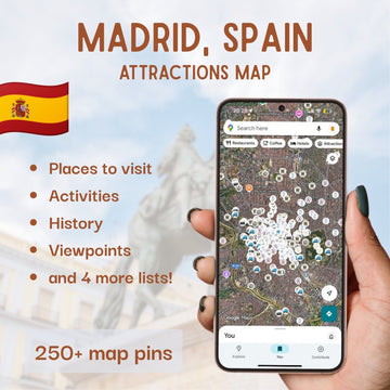 Madrid Tourist Map - Maps by Ema