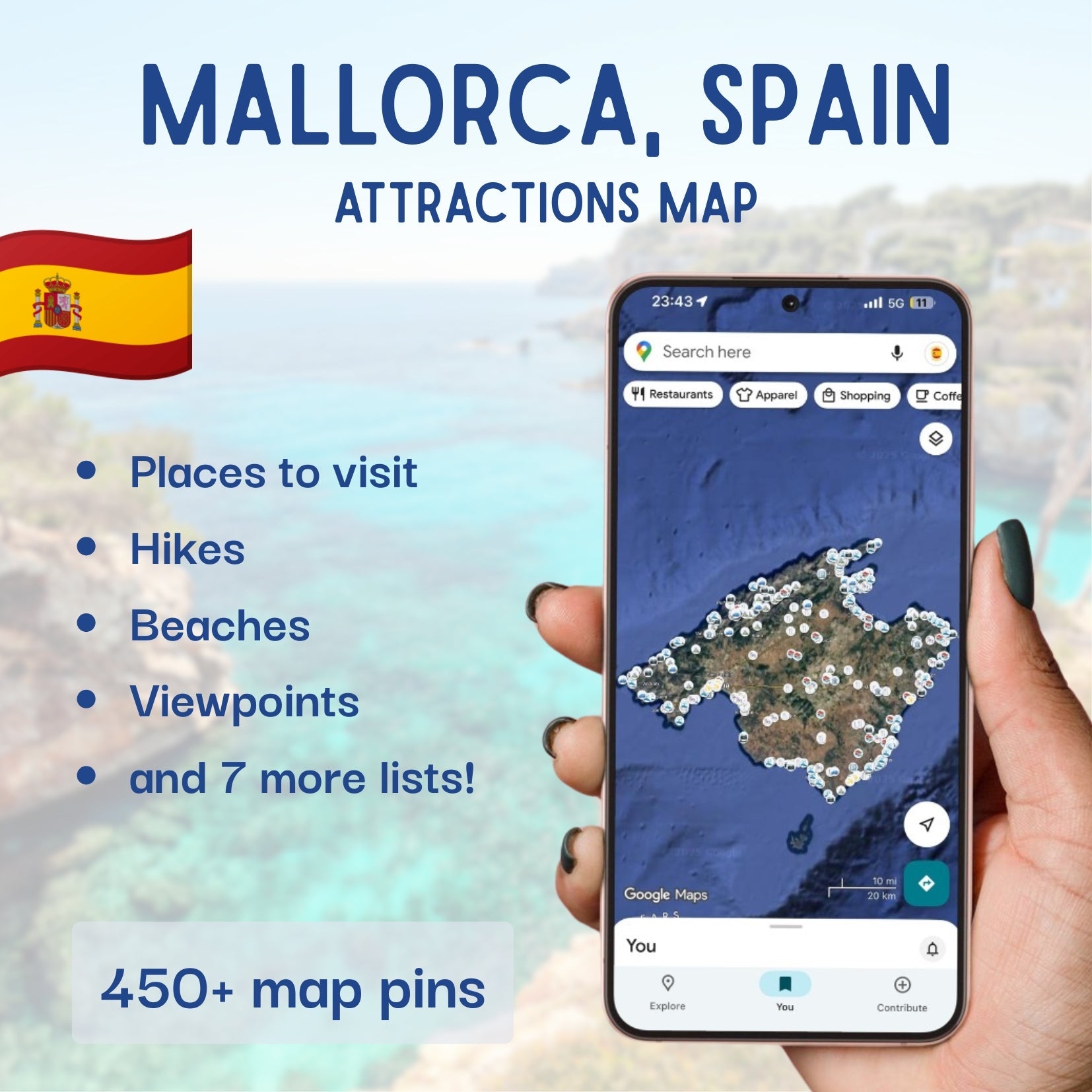 Mallorca Tourist Map - Maps by Ema