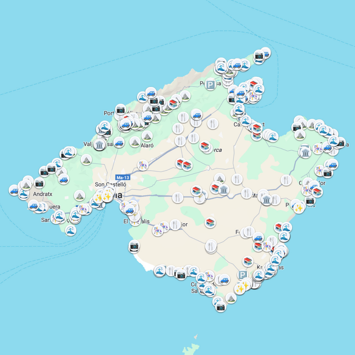 Mallorca Travel Map preview