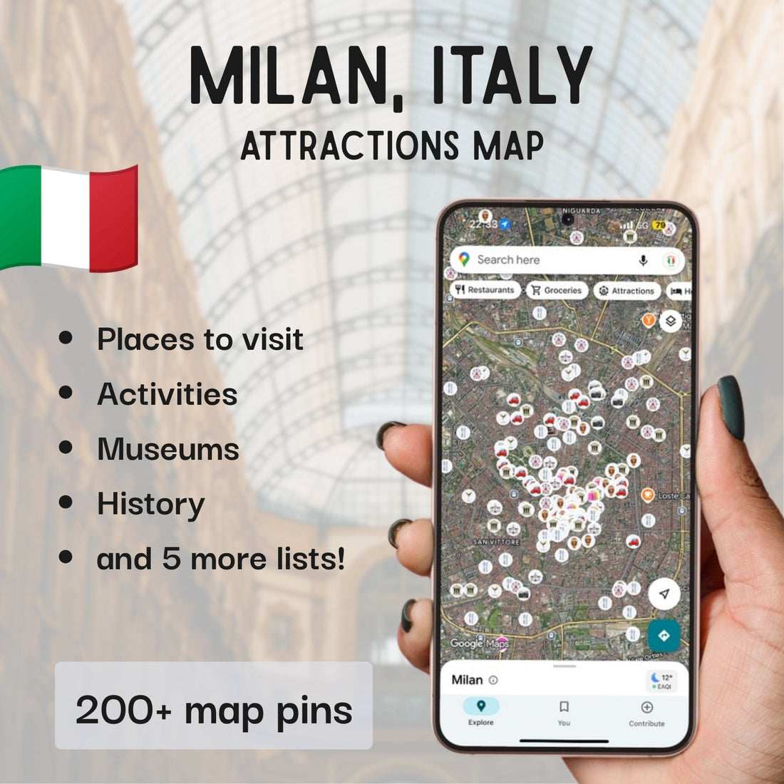 Milan Tourist Map - Maps by Ema
