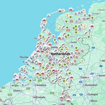 Netherlands Tourist Map - Maps by Ema