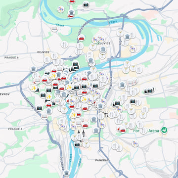 Prague Tourist Map - Maps by Ema