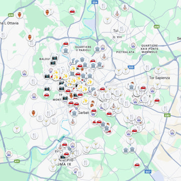 Rome Tourist Map - Maps by Ema