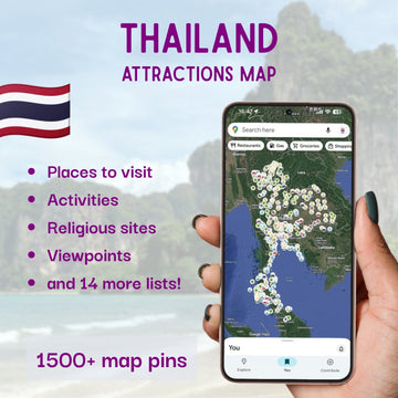 Thailand Tourist Map - Maps by Ema
