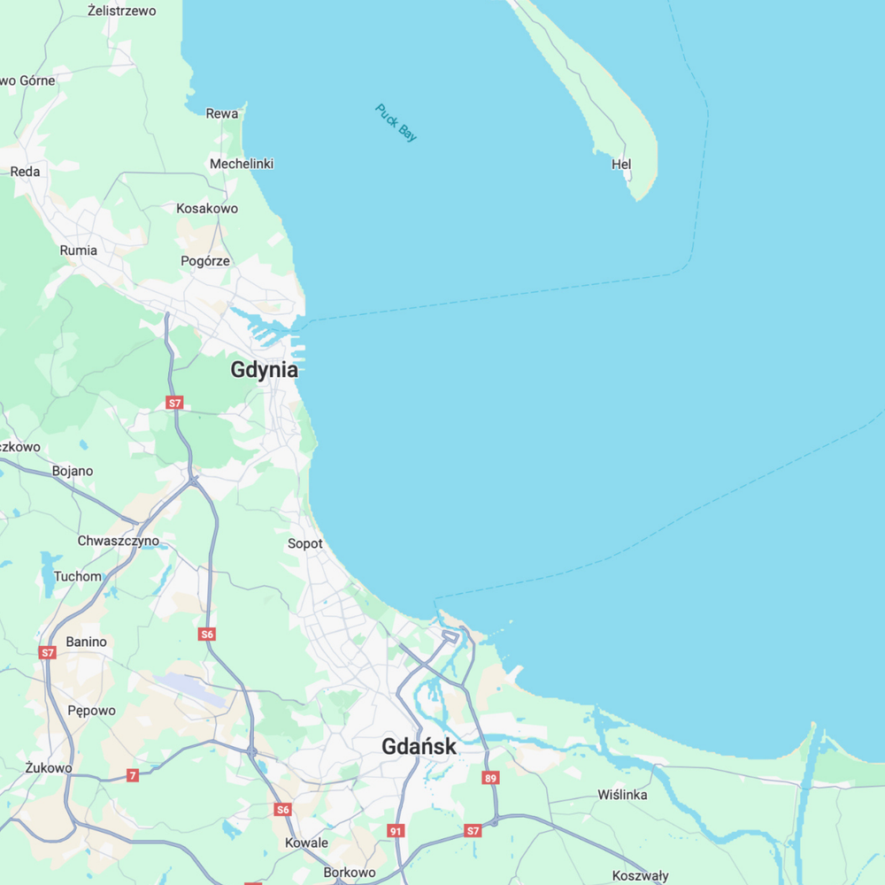 Gdansk map before preview