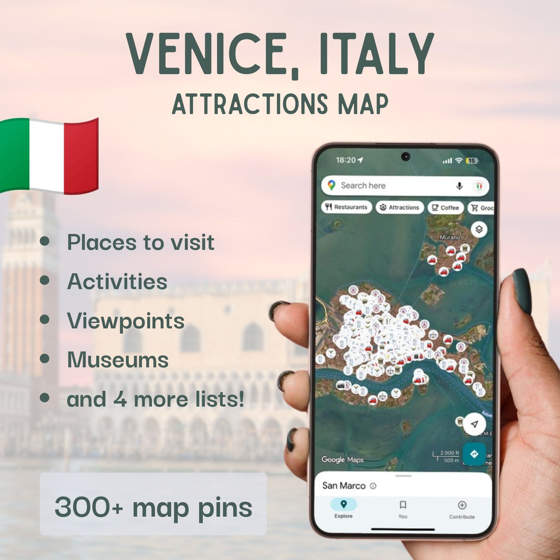 Venice Tourist map - Maps by Ema