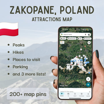 Zakopane Tourist Map - Maps by Ema